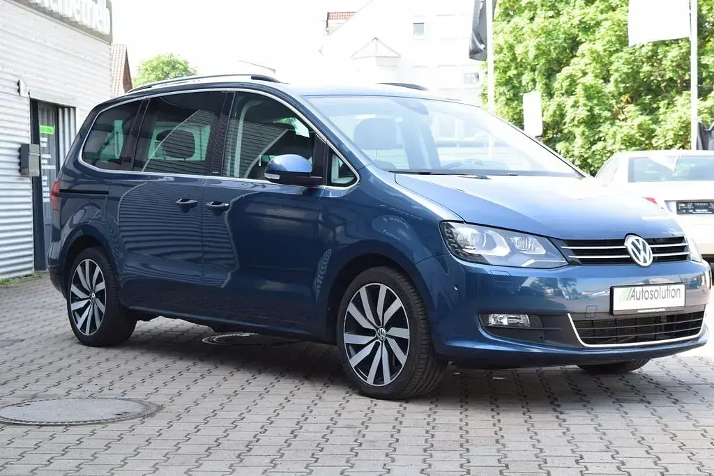 Gebraucht VW Sharan Allstar 184 PS (135 kW) 2016 Blau Van / Kleinbus