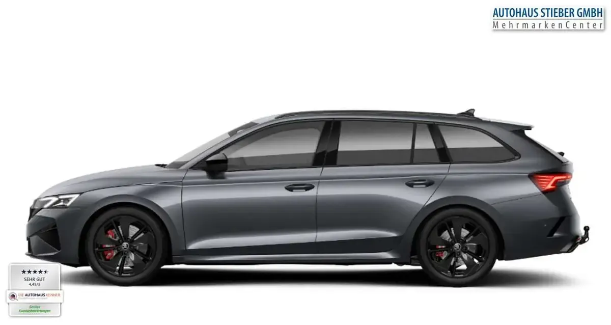Neu Skoda Octavia RS 265 PS (194 kW) 2026 Stahl grau Kombi