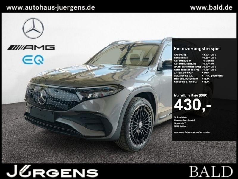 Metalliclack mountaingrau Gebraucht 2024 Mercedes EQB350 AMG SUV | 47.880 € (Teuer) - Bild 1/4