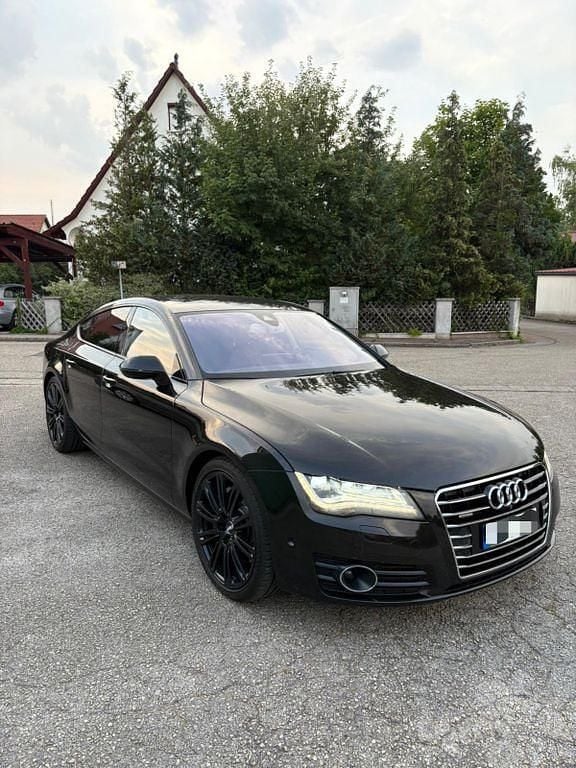 Schwarz Gebraucht 2012 Audi A7 Sportback Performance Kleinwagen | 17.500 € (Teuer) - Bild 1/4