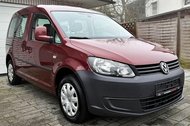 Gebraucht VW Caddy 105 PS (77 kW) 2012 Rot Van / Kleinbus