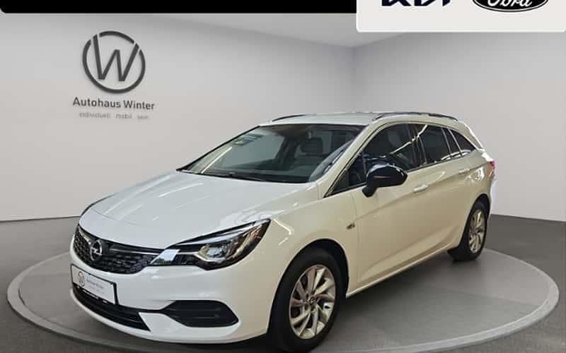 Weiß Gebraucht 2022 Opel Astra Elegance Kombi | 18.999 € (Guter Preis) - Bild 1/4