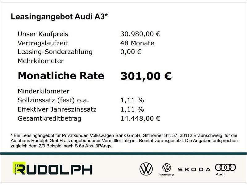 Gebraucht Audi A3 Advanced Plus 150 PS (110 kW) 2024 Mythosschwarz metallic Limousine