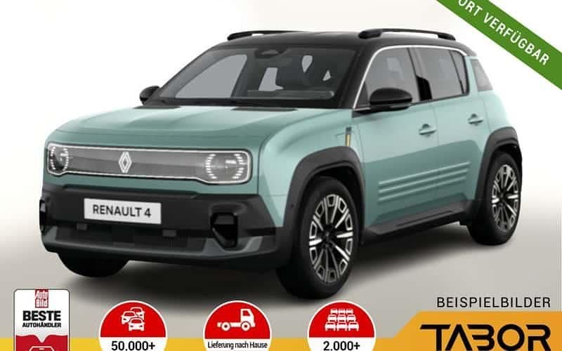 Grün Gebraucht 2025 Renault 4 E-Tech Iconic SUV | 34.561 € (Guter Preis) - Bild 1/4