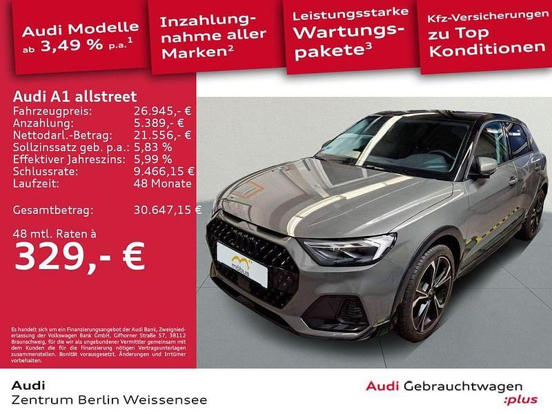 Gebraucht Audi A1 Ambiente 150 PS (110 kW) 2023 Chronosgrau metallic SUV