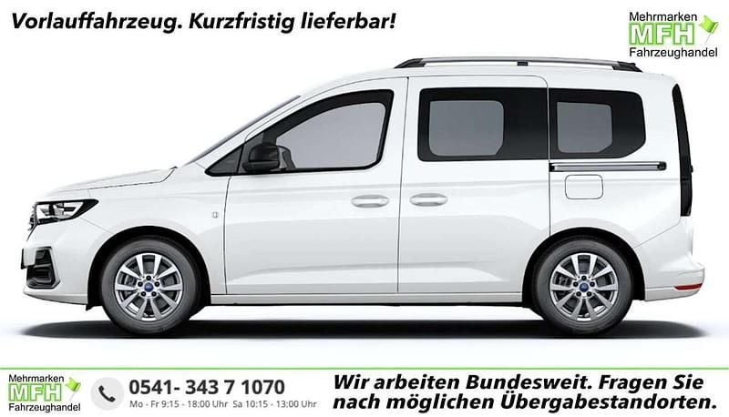 Frozen white Neu 2025 Ford Tourneo Connect Titanium Van / Kleinbus | 32.316 € (Superpreis) - Bild 1/4