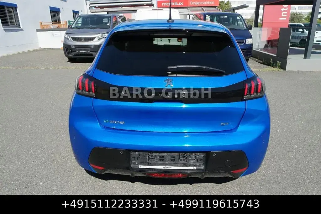 Gebraucht Peugeot e-208 GT 100 kW (136 PS) 2022 Blau Kleinwagen