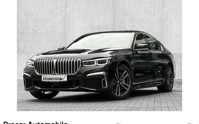 Schwarz Gebraucht 2022 BMW 745e M Sport Limousine | 52.480 € (Guter Preis) - Bild 1/4