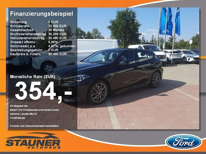 Black sapphire metallic Gebraucht 2024 BMW 120 M Sport Kleinwagen | 30.480 € (Superpreis) - Bild 1/4