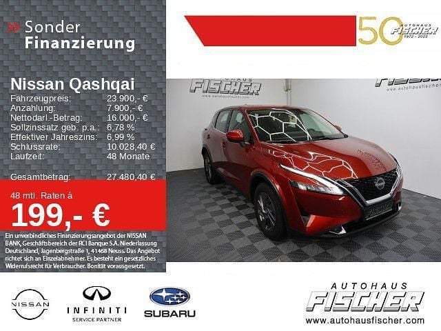 Gebraucht Nissan Qashqai Acenta 140 PS (102 kW) 2024 Rot SUV