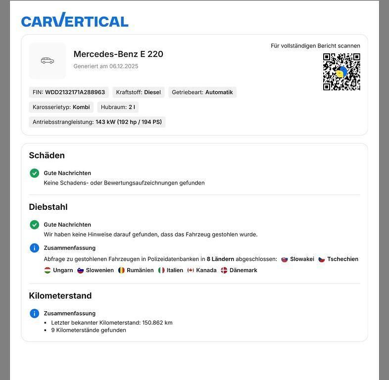 Gebraucht Mercedes E220 194 PS (142 kW) 2017 Grau Limousine