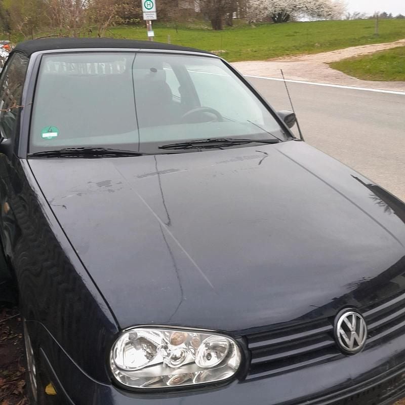 Brugt VW Golf Cabriolet 101 HK (74 kW) 1998 Blå Cabriolet