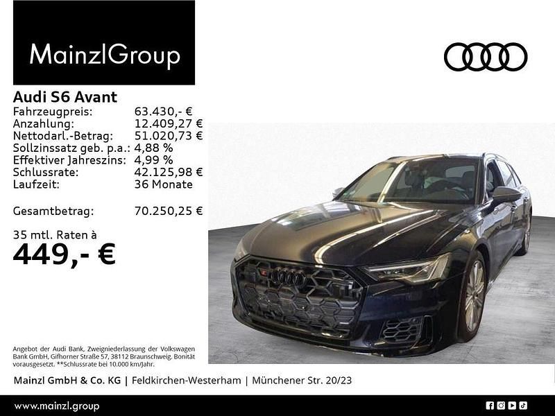 Gebraucht Audi S6 Sport 344 PS (253 kW) 2024 Firmamentblau metallic (metallic) Kombi