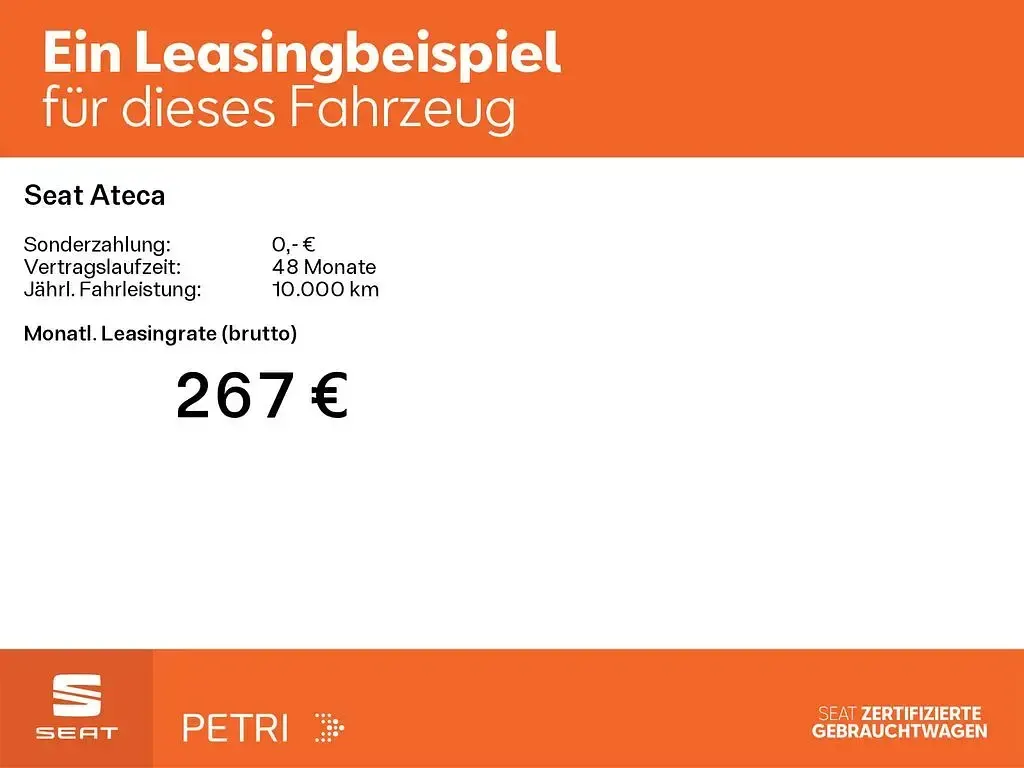 Gebraucht Seat Ateca FR 150 PS (110 kW) 2025 "magic" schwarz SUV