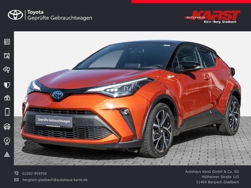 Orange Gebraucht 2020 Toyota C-HR Basis SUV | 23.490 € (Fairer Preis) - Bild 1/4