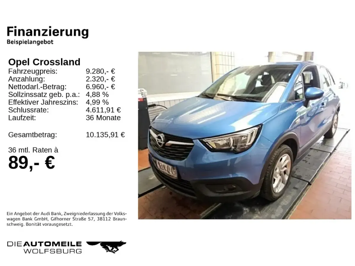 Gebraucht Opel Crossland 110 PS (80 kW) 2018 SUV