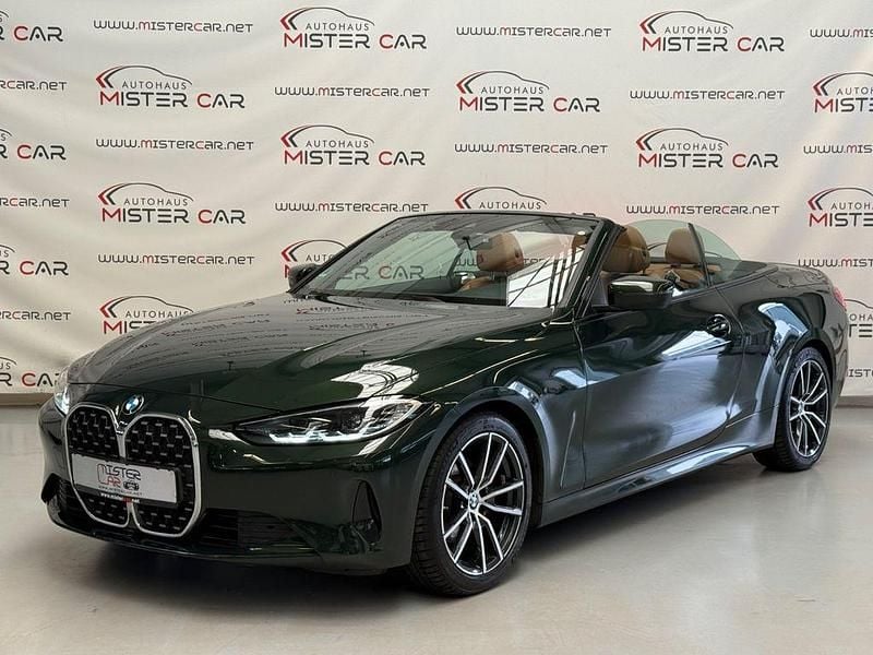 Sanremo green metallic Gebraucht 2021 BMW 420 Performance Cabrio | 35.890 € (Guter Preis) - Bild 1/4