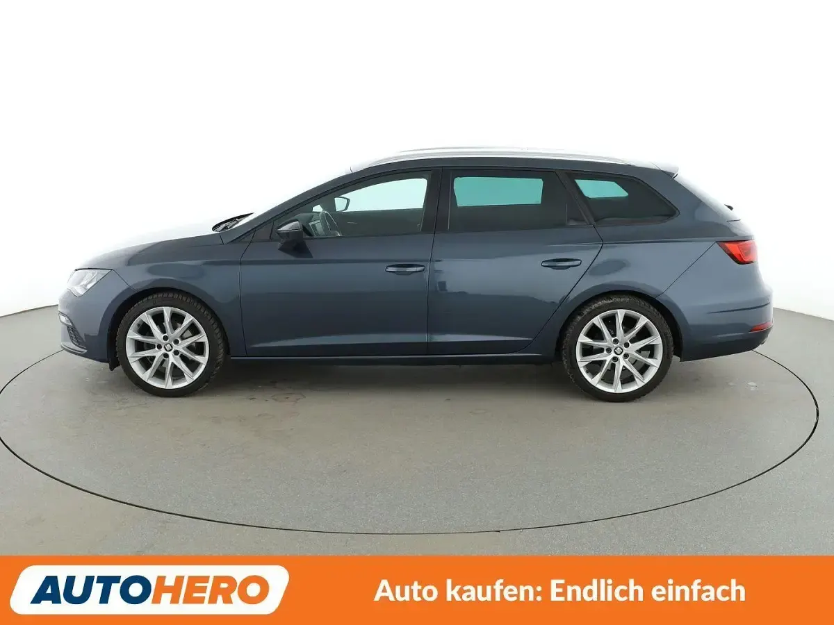 Usata Seat Leon FR 131 CV (96 kW) 2018 Grigio Station wagon