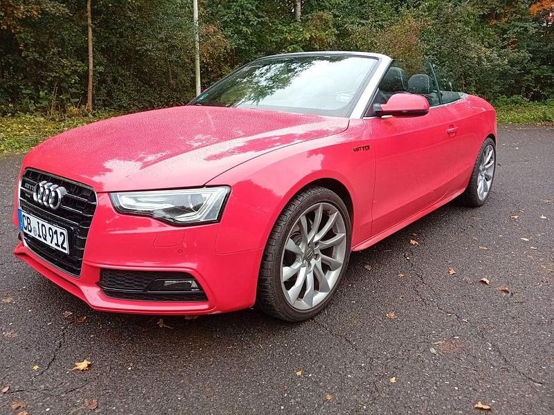 Rot Gebraucht 2013 Audi A5 Cabriolet Sport Cabrio | 10.950 € (Guter Preis) - Bild 1/4