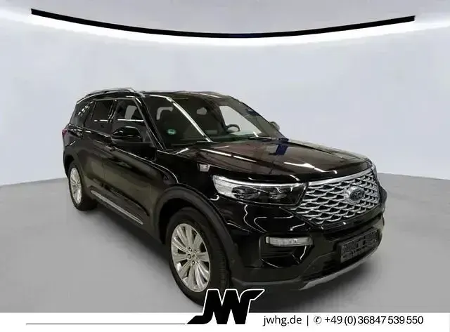Gebraucht Ford Explorer Platinum 457 PS (336 kW) 2021 Obsidianschwarz metallic SUV