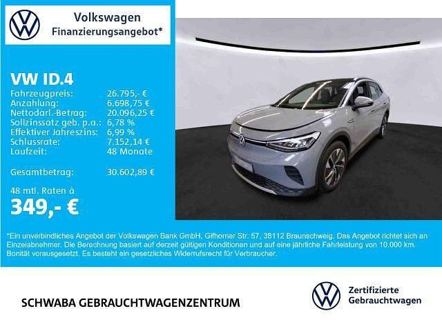 Grau Gebraucht 2022 VW ID.4 Pro Performance SUV | 26.795 € (Superpreis) - Bild 1/4