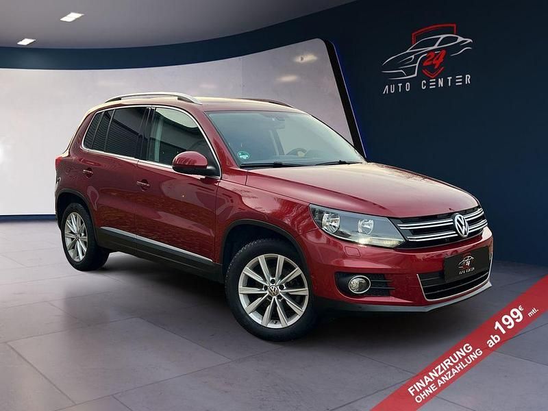 Rot Gebraucht 2015 VW Tiguan Sportline SUV | 11.999 € (Fairer Preis) - Bild 1/4