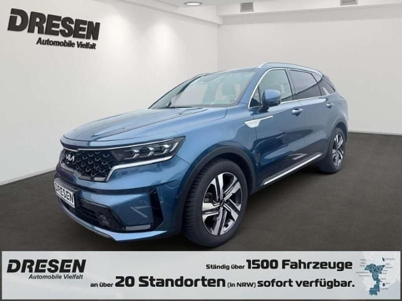 M4b) mineralblau met. (blau Gebraucht 2024 Kia Sorento Platinum SUV | 45.280 € (Superpreis) - Bild 1/4