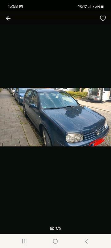 Gebraucht VW Golf IV 80 PS (58 kW) 2002 Blau Kleinwagen