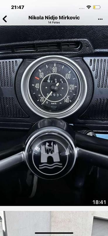 Gebraucht VW Käfer 53 PS (38 kW) 1971 Blau Kleinwagen