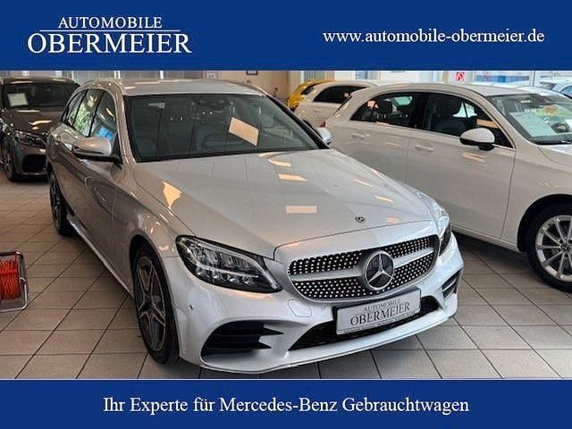 Silber (iridiumsilbermetallik) Gebraucht 2021 Mercedes C300 AMG Kombi | 31.950 € (Guter Preis) - Bild 1/4
