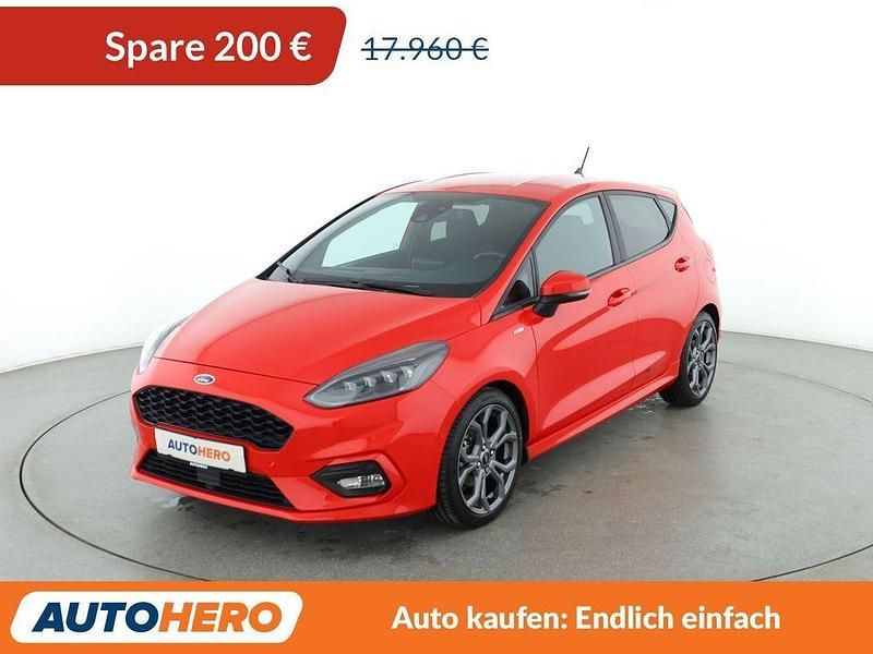 Rot Gebraucht 2020 Ford Fiesta ST-Line X Limousine | 17.760 € (Fairer Preis) - Bild 1/3