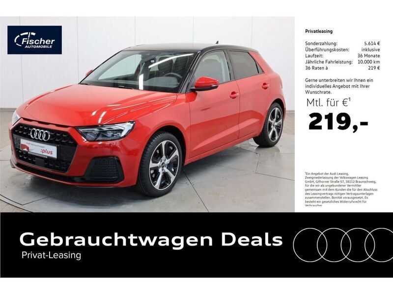 Rot Gebraucht 2024 Audi A1 Sportback Advanced Kleinwagen | 28.480 € (Guter Preis) - Bild 1/4