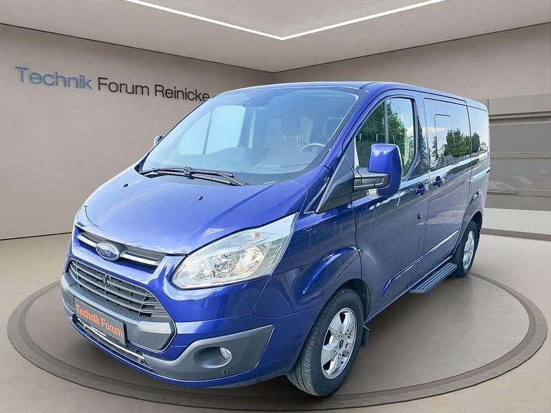 Indic blau metallic Gebraucht 2017 Ford Transit Custom Titanium Van / Kleinbus | 23.480 € (Guter Preis) - Bild 1/4