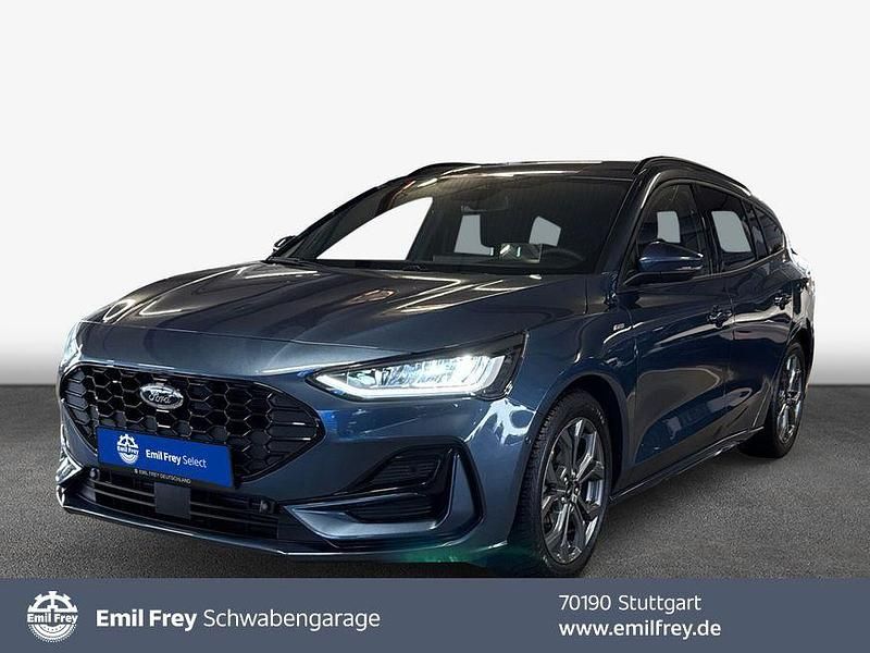 Blau Gebraucht 2024 Ford Focus ST-Line X Kombi | 22.900 € (Fairer Preis) - Bild 1/4