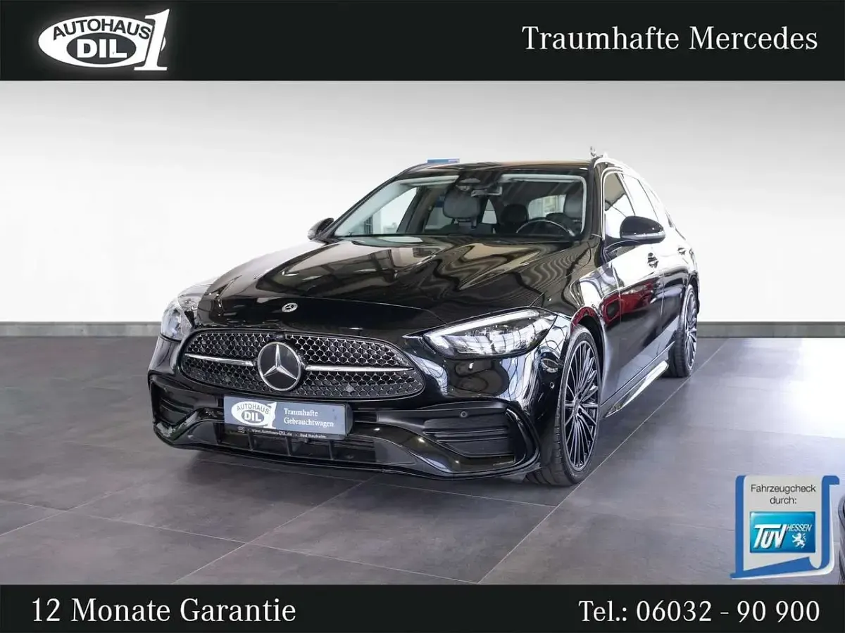 Gebraucht Mercedes C220 AMG 200 PS (147 kW) 2021 Schwarz  unilack Kombi