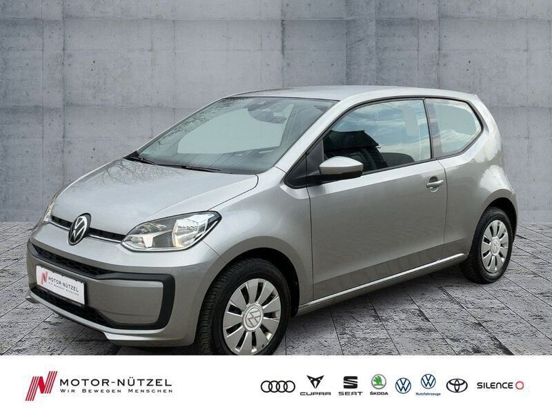 Tungsten silver metallic Gebraucht 2021 VW up! move up! Kleinwagen | 9.460 € (Fairer Preis) - Bild 1/4