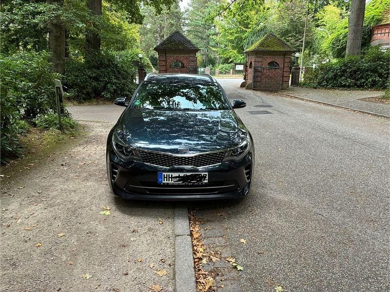 Blau Gebraucht 2017 Kia Optima GT-Line Kombi | 13.000 € (Guter Preis) - Bild 1/4