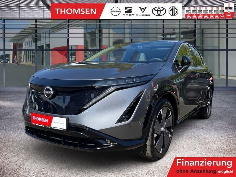 Gun metallic m Neu 2025 Nissan Ariya Evolve SUV | 52.985 € (Teuer) - Bild 1/4
