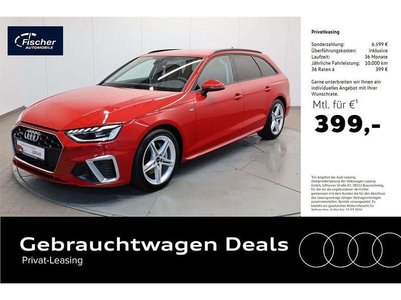 Rot Gebraucht 2024 Audi A4 S-Line Kombi | 37.480 € (Fairer Preis) - Bild 1/4