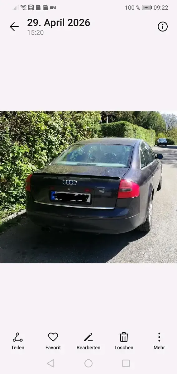 Usata Audi A6 165 CV (121 kW) 1997 Nero Berlina