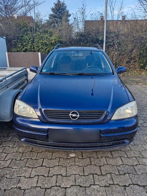Gebraucht Opel Astra Selection 84 PS (61 kW) 2001 Blau Kombi