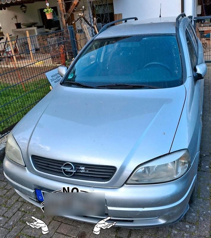Gebraucht Opel Astra 2001 Silber Kombi