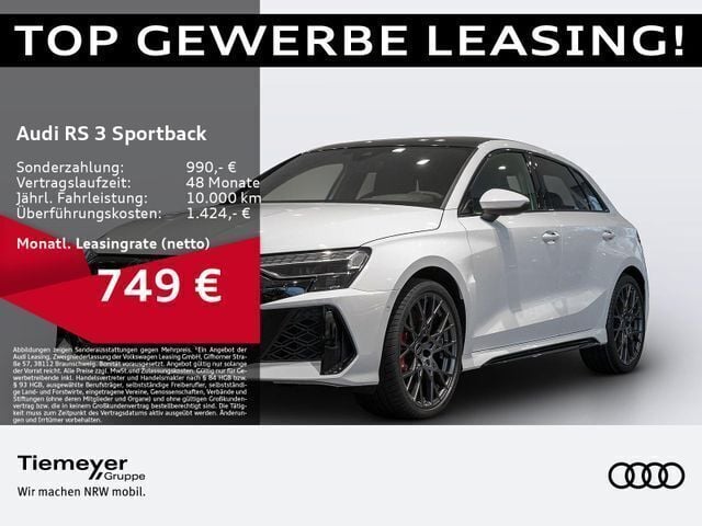 Schwarz Neu 2024 Audi RS3 Sportback Comfort Kleinwagen | 77.970 € - Bild 1/1