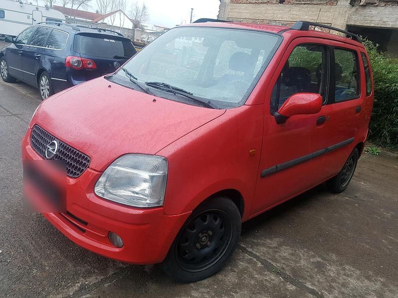 Gebraucht Opel Agila 75 PS (55 kW) 2001 Rot Van / Kleinbus