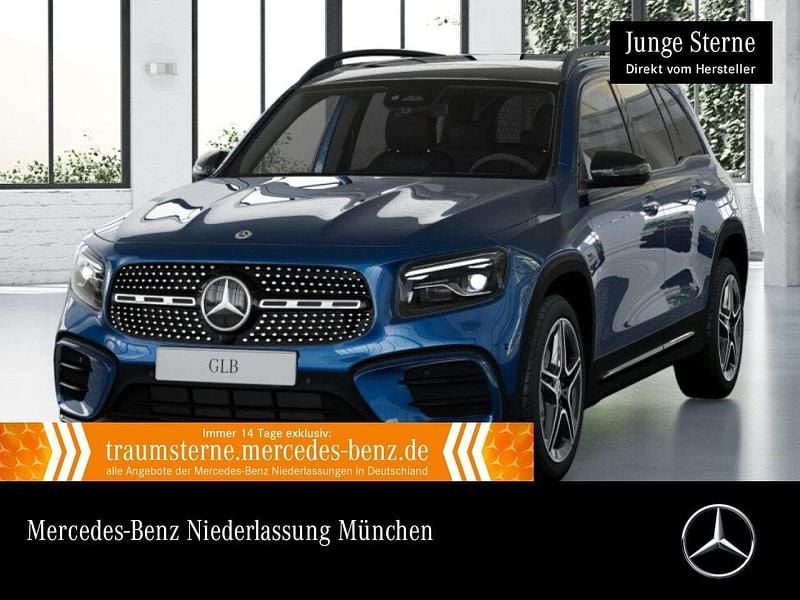 Blau Gebraucht 2024 Mercedes GLB220 AMG SUV | 48.490 € (Fairer Preis) - Bild 1/3