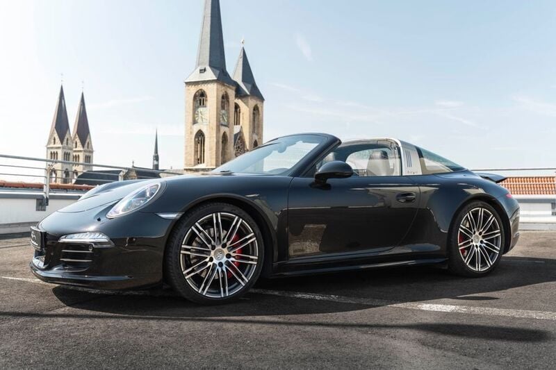 Schwarz Gebraucht 2015 Porsche 911 Targa 4S Sport Cabrio | 86.911 € - Bild 1/4