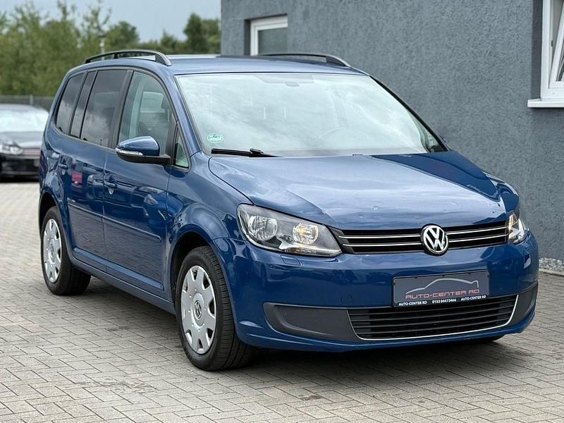 Blau Gebraucht 2012 VW Touran Comfortline Van / Kleinbus | 4.999 € (Fairer Preis) - Bild 1/4