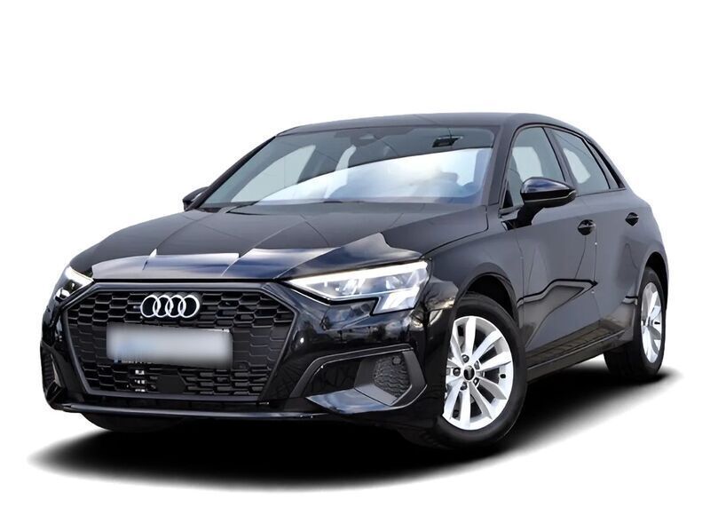Schwarz Gebraucht 2023 Audi A3 Sportback Basis Limousine | 34.849 € (Fairer Preis) - Bild 1/4