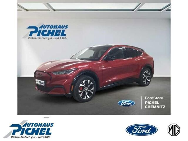 Rot Gebraucht 2022 Ford Mustang Mach-E Premium SUV | 45.995 € (Teuer) - Bild 1/4