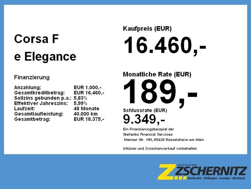 Gebraucht Opel Corsa-e Elegance 100 kW (136 PS) 2023 Power orange/dynamik orange Kleinwagen